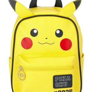 Yellow Pikachu Kids Backpack